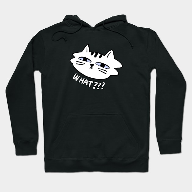 Cat say what? Hoodie by Iniistudio